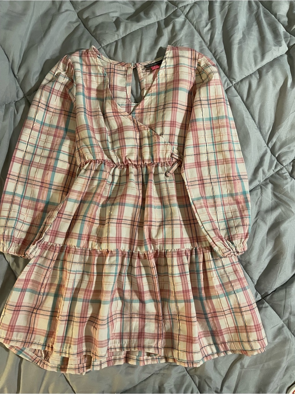 Girl’s Plaid Dress